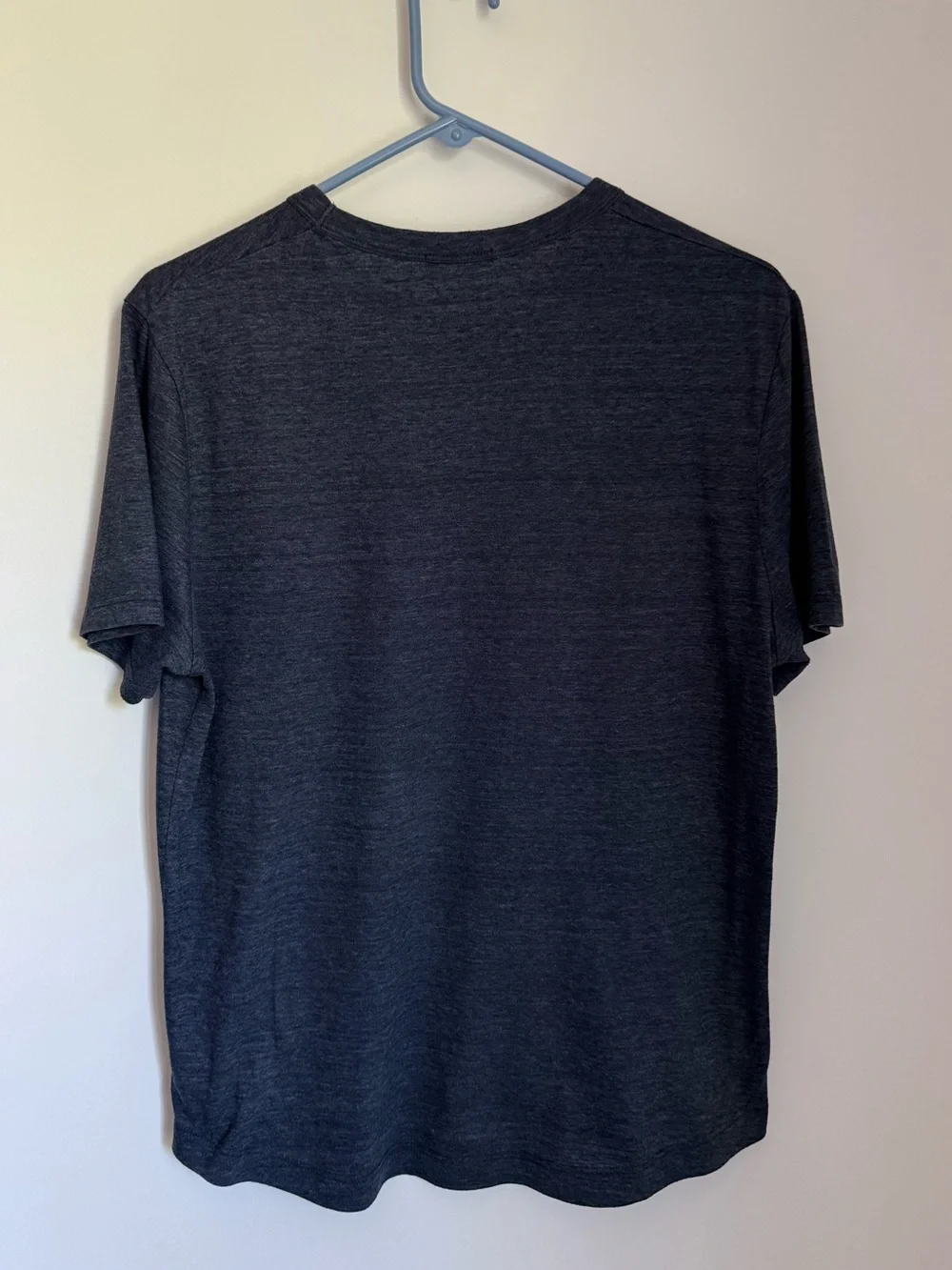 Men's Buck Mason Heather Navy Crew Neck T-Shirt